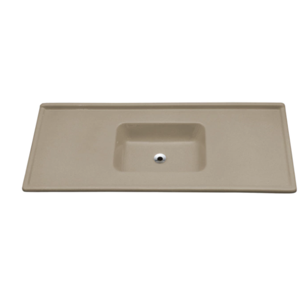 Pia Decoralita Premium 11L Granito 150X54 Marrom Imperial-7896498f-8964-4957-9467-6ac1a4b64bb3