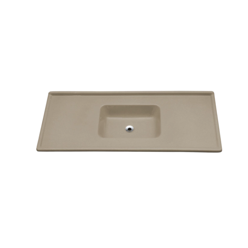 Pia Decoralita Premium 11L Granito 150X54 Marrom Imperial
