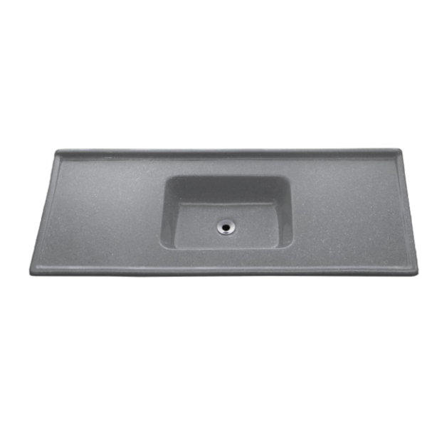 Pia Decoralita Premium 8,5L Granito 100X50 Cinza Real-29f1dc6f-a7f8-4cb5-b571-8dc015e495ae