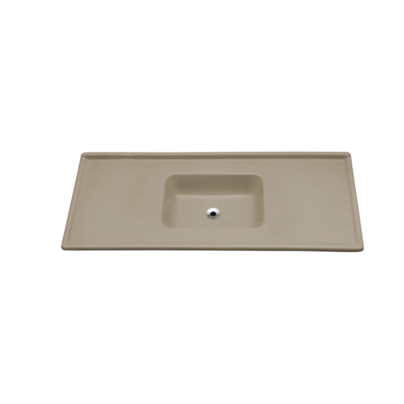 Pia Decoralita Premium 8,5L Granito 100X50 Marrom Imperial