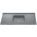 Pia Decoralita Premium 8,5L Granito 120X54 Cinza Real-d13a0ab8-81f5-4b3c-be00-824923359b64