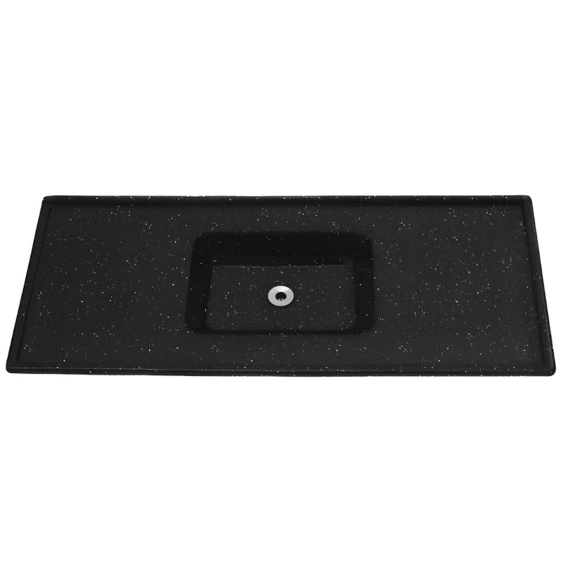 Pia Decoralita Premium 8,5L Granito Sintetico 100X50 Preto Absoluto-f1e2bba1-235e-46f5-b32c-1995d90c6b62