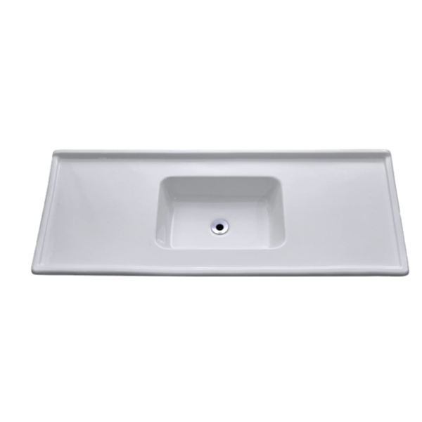 Pia Decoralita Premium 8,5L Marmore 120X54 Branco Gelo-f38b1509-61e2-4c69-bfdc-f1090d04a241
