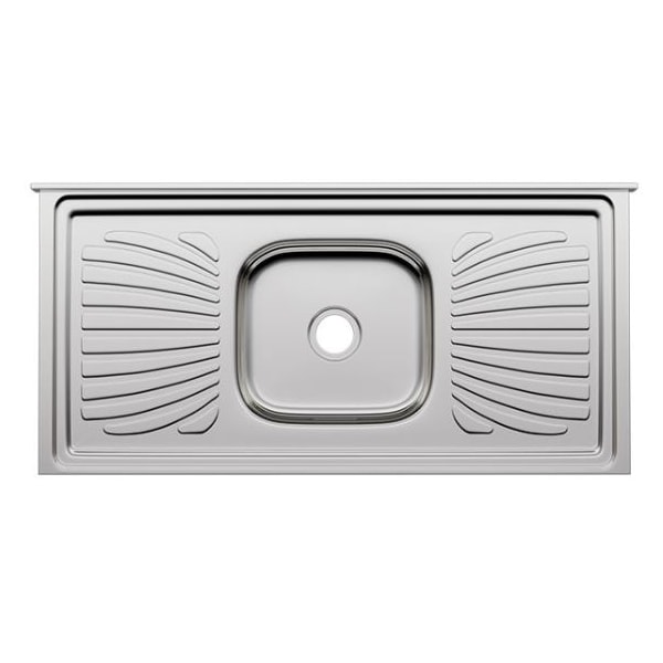 Pia Forminox 1,00 Metro Monobloco.-118134ba-a37a-45f6-8410-64993fce35cc