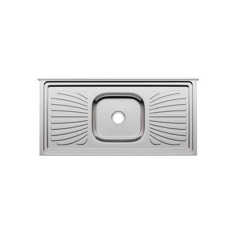 Pia Forminox Monobloco 1,00m – Aço Inox de Alta Durabilidade