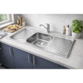 Pia Inox Concretada 1,20M 1 Cuba Forminox.-21581500-1c05-410c-b349-8c294cb68af2