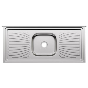 Pia Inox Concretada 1,20M 1 Cuba Forminox.