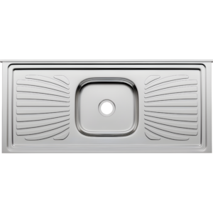 Pia Inox Concretada 1,20M 1 Cuba Forminox.