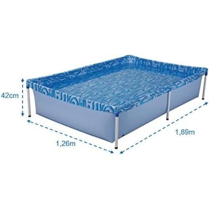 Piscina Plastica 1000 Estampa Mor