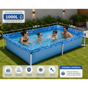 Piscina Plastica Mor 1000L Estampada