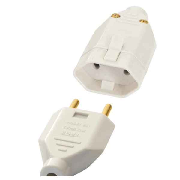 Plugue e Tomada Fame 2P Macho e Femea 10A/250V Cinza-452bd040-f80a-4412-9543-4be16556949c