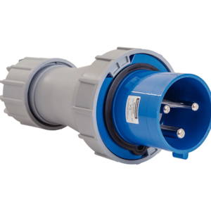 Plugue Movel Industrial Tramontina 2P+T 125A 220-250V 6H IP67 Azul