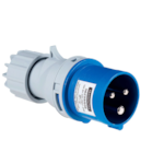 Plugue Movel Industrial Tramontina 2P+T 16A 220-250V 6H IP44Azul