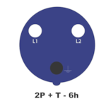 Plugue Movel Industrial Tramontina 2P+T 63A 220-250V 6H IP67