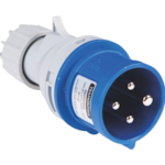 Plugue Movel Industrial Tramontina 3P+T 16A 220-250V 9H IP44Azul