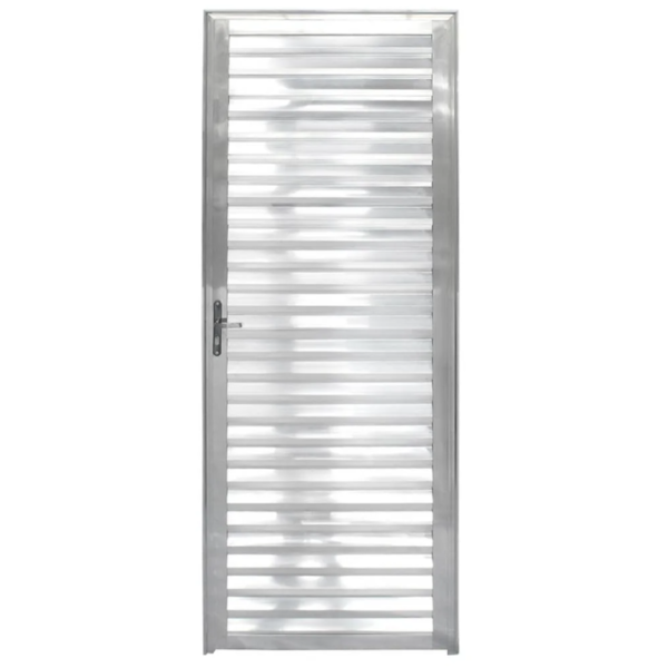 Porta CLM Aluminio Natural 80X210 Veneziana Esquerdo Premium-238d73d8-f010-498c-99f0-424c45fffe9b
