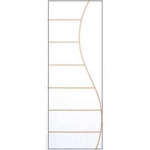 Porta Modelo CLM Prensada Branco 60X210 Desenho 02