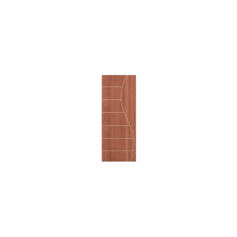 Porta Modelo CLM Prensada Mogno 60X210 Desenho 02 