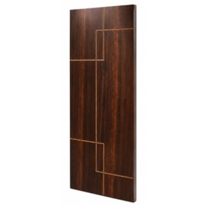 Porta Modelo CLM Prensada Mogno 70x210 Desenhada 03