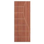 Porta Modelo CLM Prensada Mogno 80X210 Desenho 02 