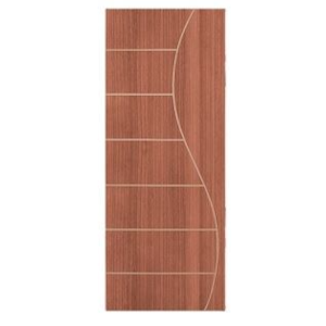 Porta Modelo CLM Prensada Mogno 80X210 Desenho 02 