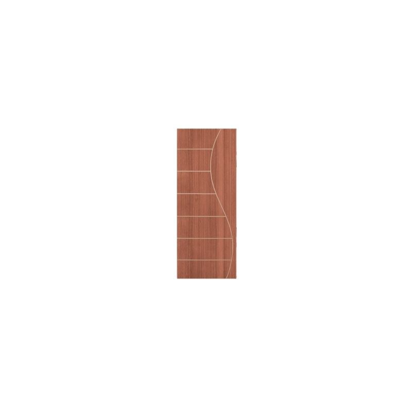 Porta Modelo CLM Prensada Mogno 80X210 Desenho 02 