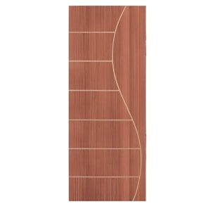 Porta Modelo CLM Prensada Mogno 80X210 Desenho 02