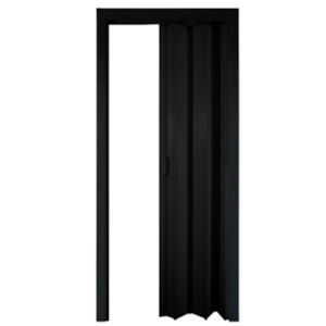 Porta Sanfonada Multilit PVC 0,72 Preta