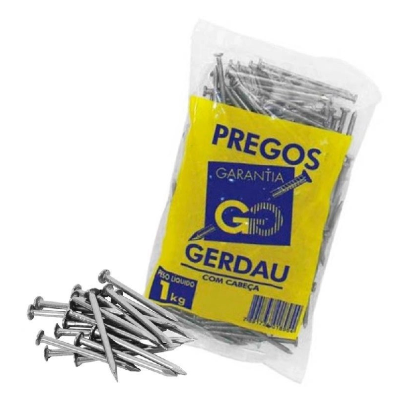 Prego Gerdau CCAB 13x18-1.1/2x15 POL CX 20-9e1022ae-383f-42b1-a01d-854179343a30