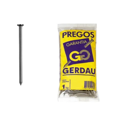 Prego Gerdau CCAB 15x21-2x13 POL Caixa 20