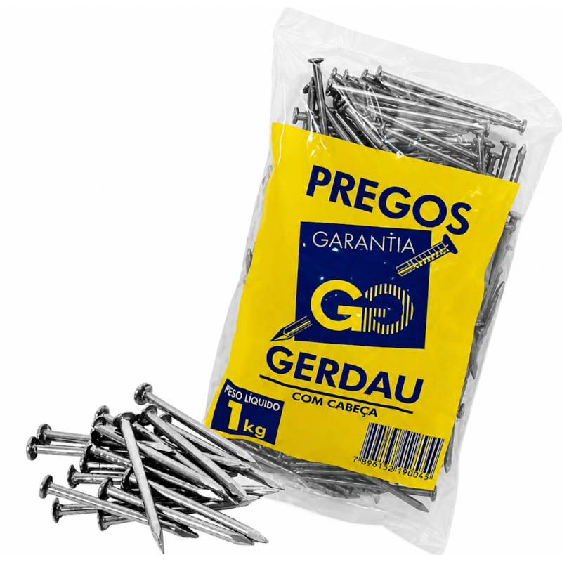 Prego Gerdau CCAB 16X21 2X12 POL CX20-394ef64a-a613-44e0-84d8-da7e469cd5b3