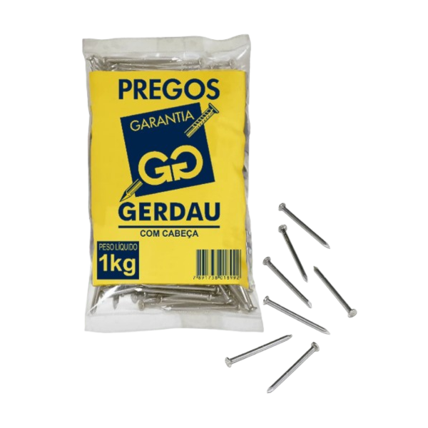 Prego Gerdau Ccab 16X27 2.1/2X12 CX20-cc842971-f5d9-4c70-9451-5cb01b1cbc65