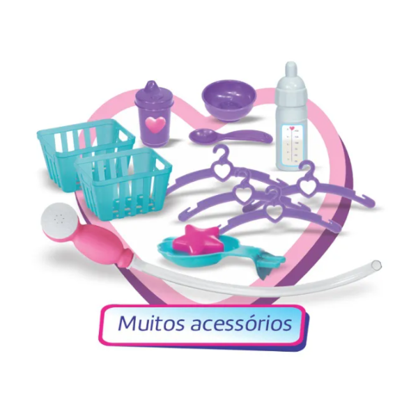 Quarto dos Sonhos Magic Toys 2 em 1 Rosa Infantil com Acessórios-e9eaed23-9cd7-4920-8d87-613a5b708f0a