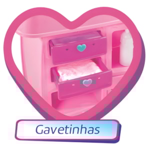 Quarto dos Sonhos Magic Toys 2 em 1 Rosa Infantil com Acessórios