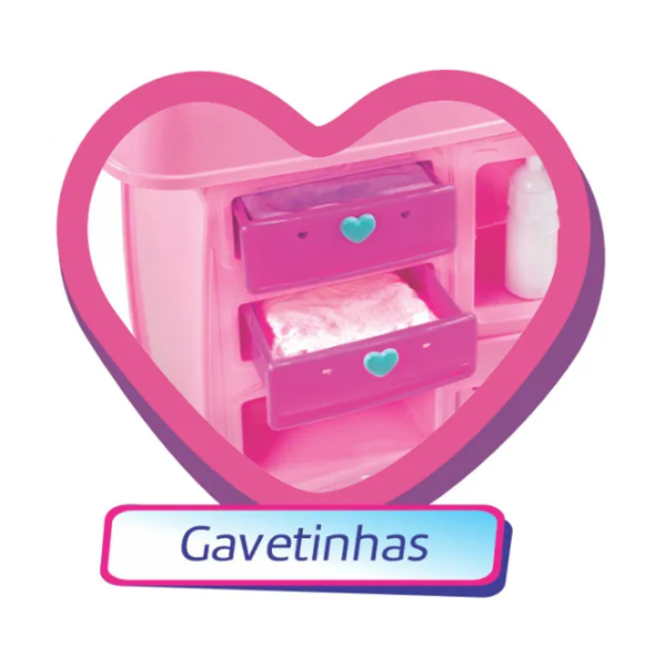 Quarto dos Sonhos Magic Toys 2 em 1 Rosa Infantil com Acessórios-54d7d25e-bd32-4169-8d50-cbd2c6db7bcd