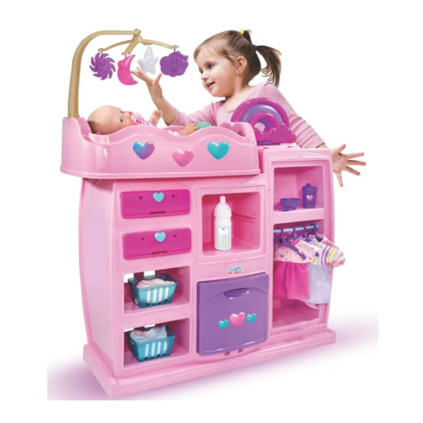 Quarto dos Sonhos Magic Toys 2 em 1 Rosa Infantil com Acessórios-058ff228-0a71-4cf7-b52c-284de7027861
