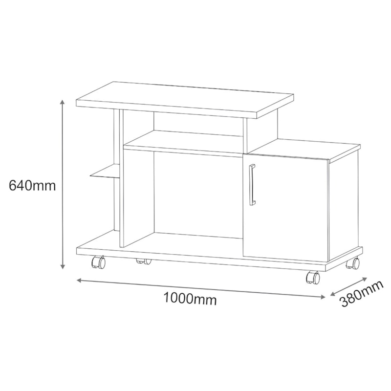 Rack Smart HB Moveis para Tv de ate 26