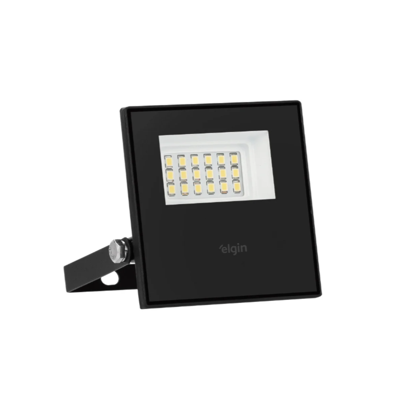 Refletor LED Elgin 30W 6500K Preto – Iluminação Econômica e Eficiente