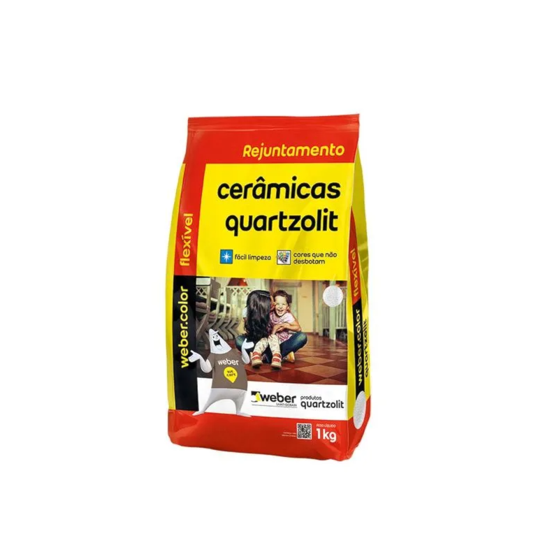 Rejunte Quartizolit Weber Flex 1KG Branco