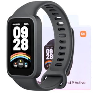 Relógio Pulseira Inteligente Xiaomi Band 9 Active, Monitoramento Cardíaco, 50 Modos Esportivos