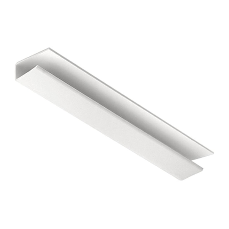 Roda Forro PVC Plasmeg Perfil Tipo U Branco