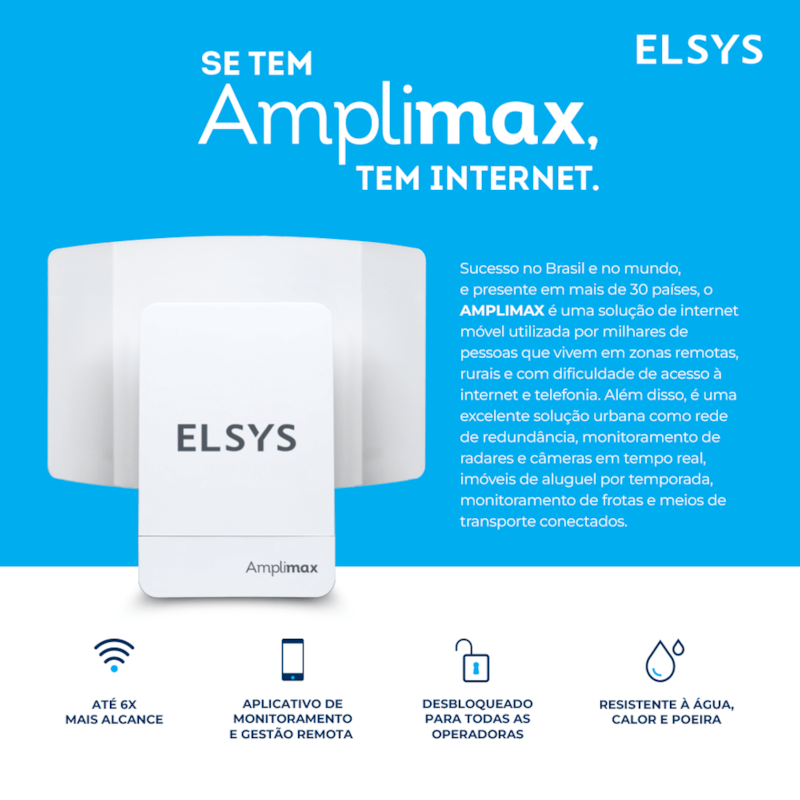 Roteador Externo Elsys Amplimax Fit 4G EPRL18-3de4ce92-ed34-4d46-842a-4d9503a971eb