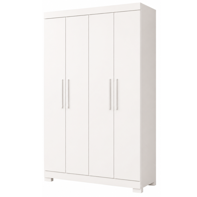 Roupeiro ACP Moveis Lana Prime 4 Portas 2 Gavetas Branco 25324.2-c673eb64-cd4c-49b1-93d8-51d571991ff0