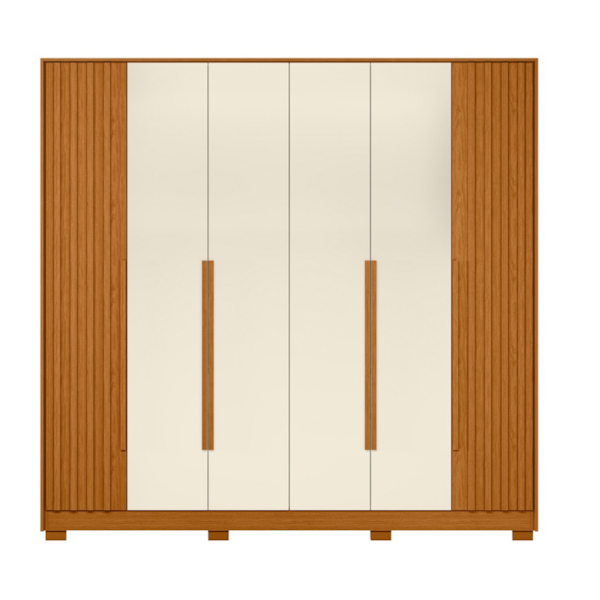 Roupeiro Albatroz Deville 6 Portas 4 Gavetas Cinamomo/Off White-5ff03e04-4e41-4b23-88fe-26b54f6a7754
