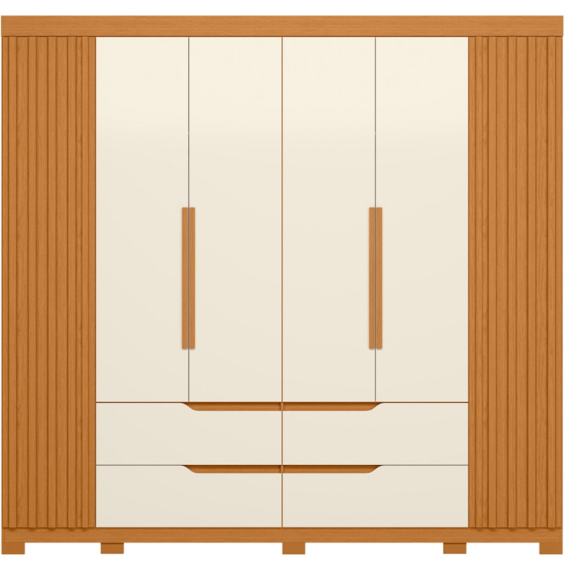 Roupeiro Albatroz Doble Casal 6P 4G Cinamomo/Off White-f45d75f6-d4d9-49e1-acbc-0273ddecf33f