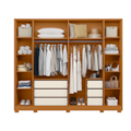 Roupeiro Albatroz Fascinio 6 Portas 6 Gavetas com 4 Espelho Cinamomo/Off White-df5b34d7-12bf-4ec3-a27c-7c5e13908103