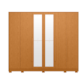 Roupeiro Albatroz Fascinio 6 Portas 6 Gavetas com 4 Espelhos Cinamomo-36bd0663-fd2e-4c3b-8ee6-97853919ee76