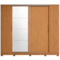 Roupeiro Albatroz Jacaranda 2 Portas de Correr 4 Gavetas com 4 Espelho Freijo/Off White Flex-a732dea6-40d7-4a9c-8b92-3554d1e6903e