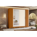Roupeiro Albatroz Jacaranda 2 Portas de Correr 4 Gavetas com 4 Espelhos Cinamomo/Off White Flex-11780e59-7d97-4b7a-ad13-3e56118eca50