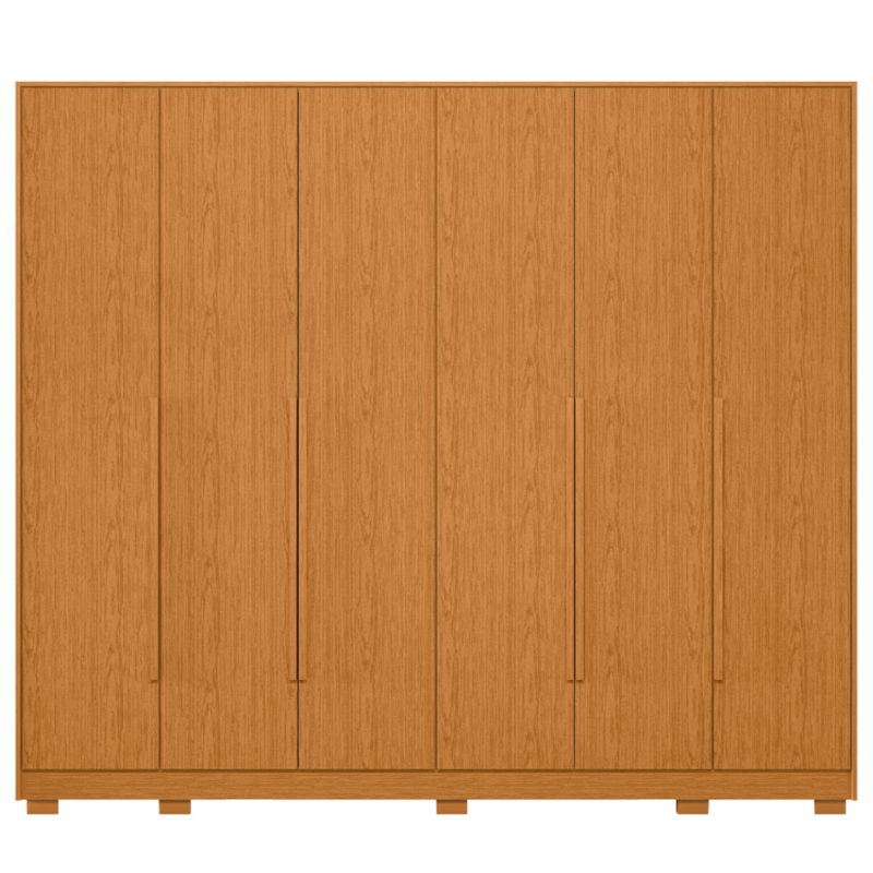 Roupeiro Albatroz Mercure 6P 6G  Cinamomo/Off White-d84be713-bfa0-4f7d-87b2-c54d66281480